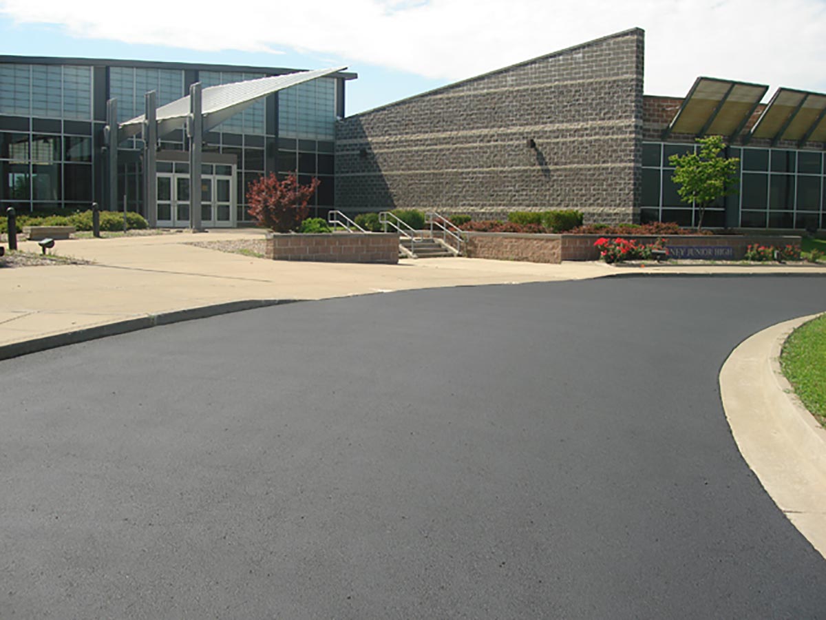 seal coating parking lot in Scottsdale.