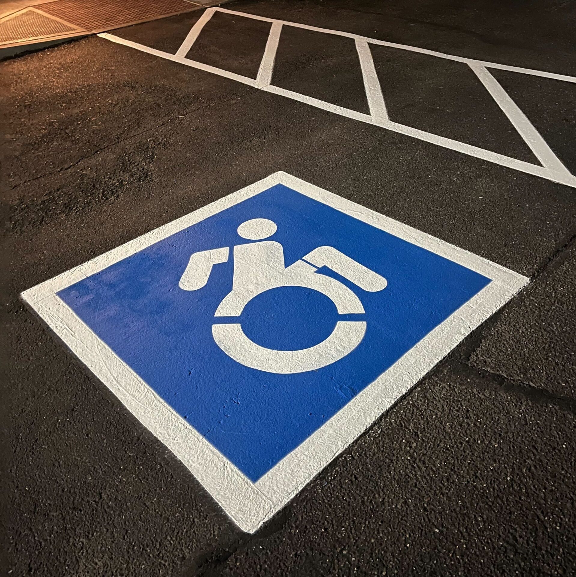 handicap parking space requirements painting Phoenix.
