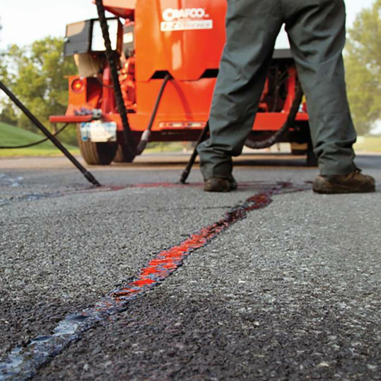 parking lot asphalt repair in Phoenix, AZ.
