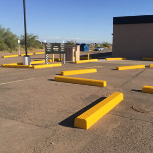 wheel stops in Phoenix, AZ.