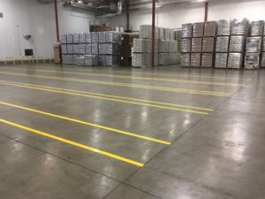 warehouse floor line painting