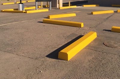 wheel stops installation Phoenix, AZ.